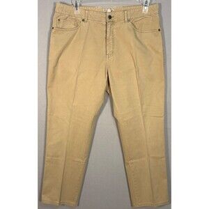 Peter Millar Pants Mens 36x29 Tan Cotton Stretch 5 Pocket Lightweight MF14B93